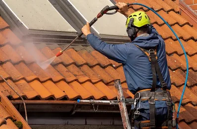Démoussage et hydrofuge de toiture à Fleurat